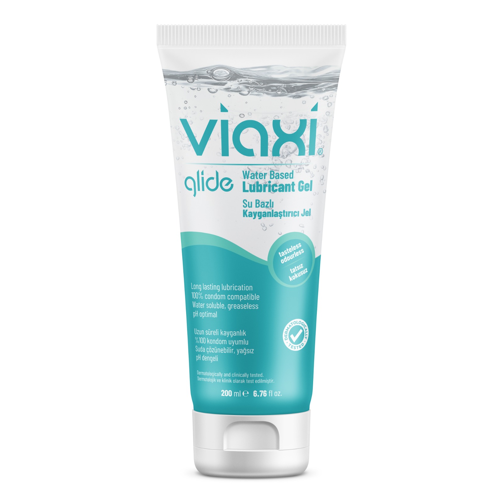 Water Based Lubricant Gel 200 ml Viaxi Glide Natural